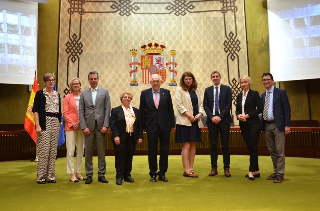 Visita al TC de una delegación del Ministerio de Justicia de Renania del Norte-Westfalia (Alemania)